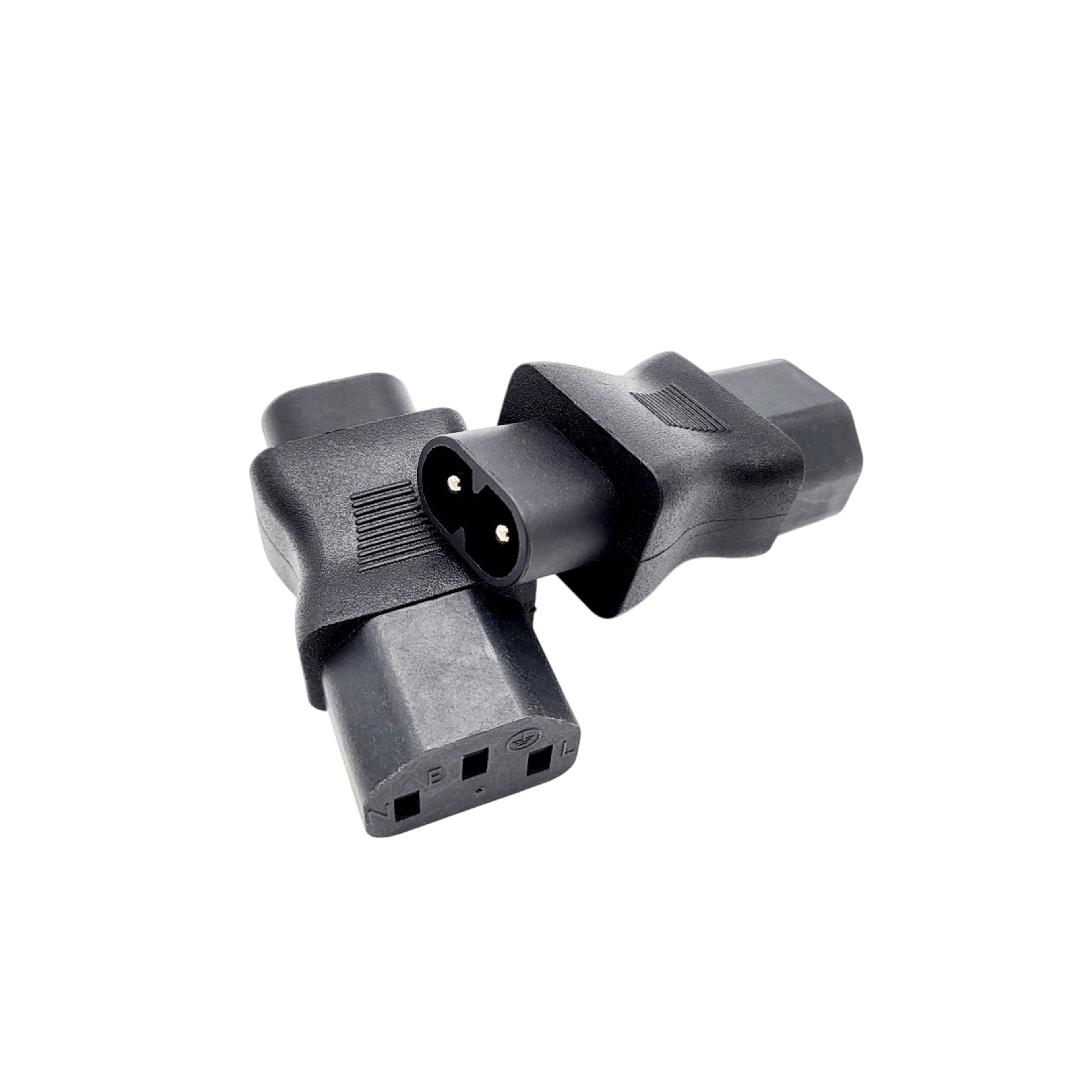 8字轉品字轉接頭 - 母頭