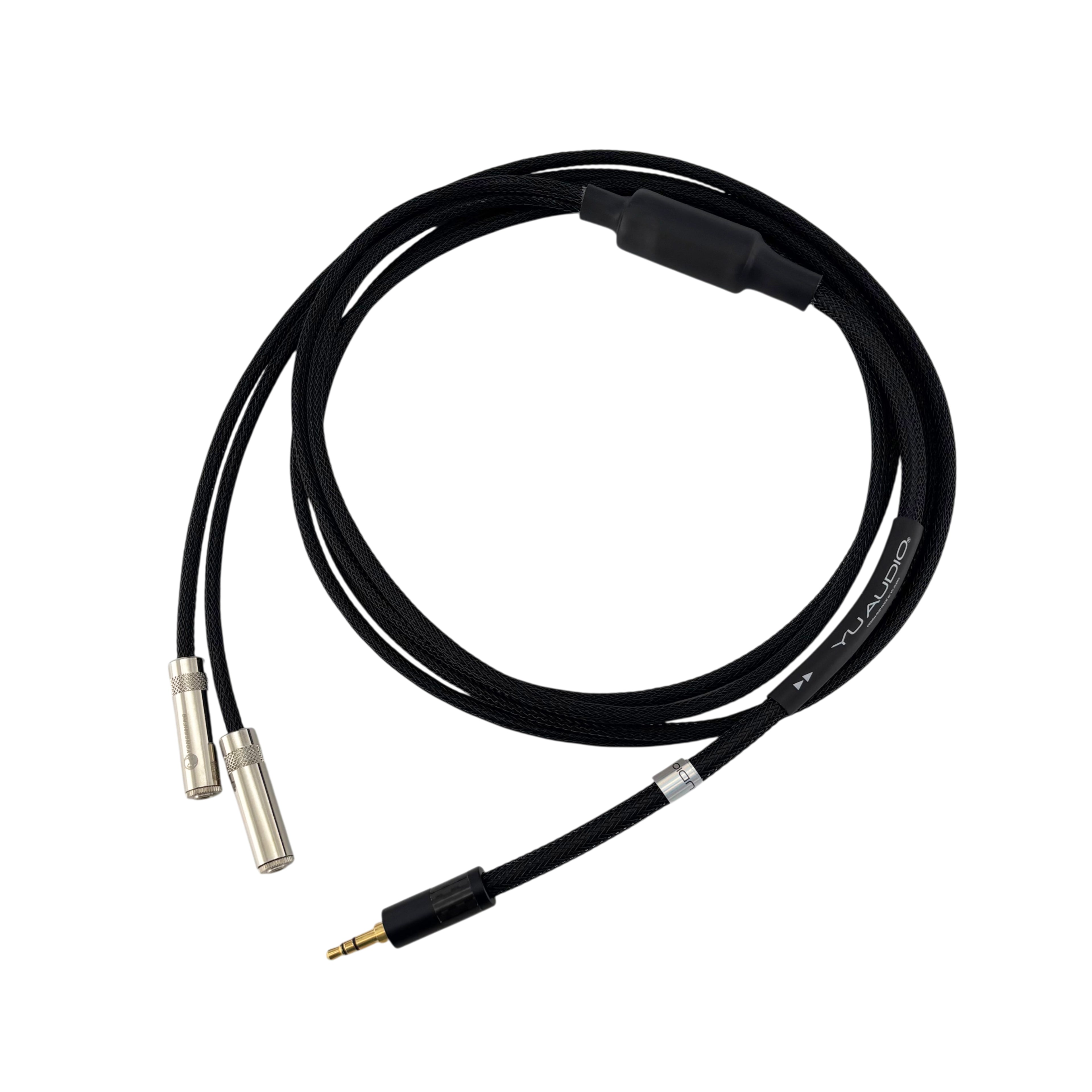 3.5mm公 轉 雙3.5mm母 訊號線