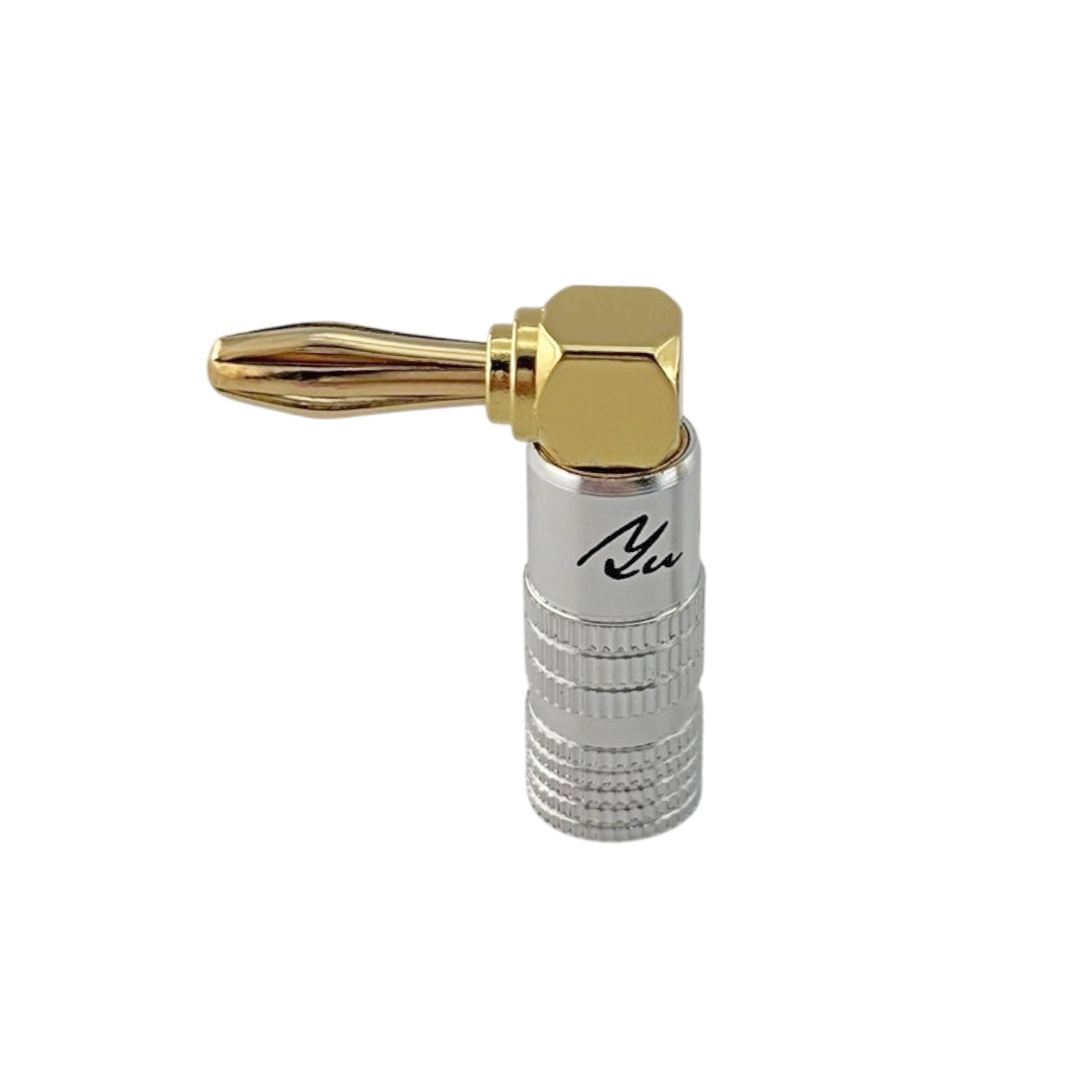 簽名版鍍金端子 L型香蕉插