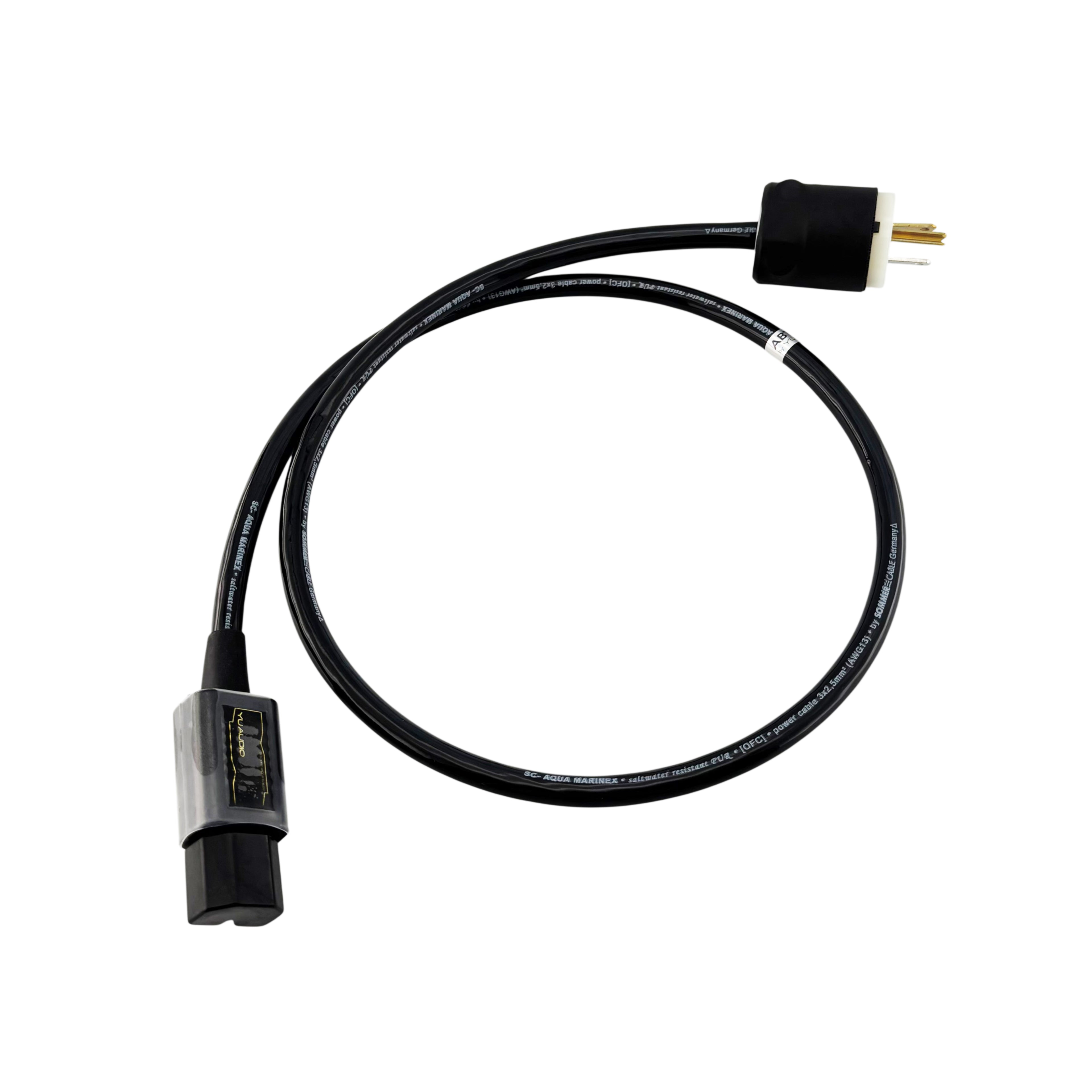 SOMMER SC-AQUA MARINEX 黑水電源線