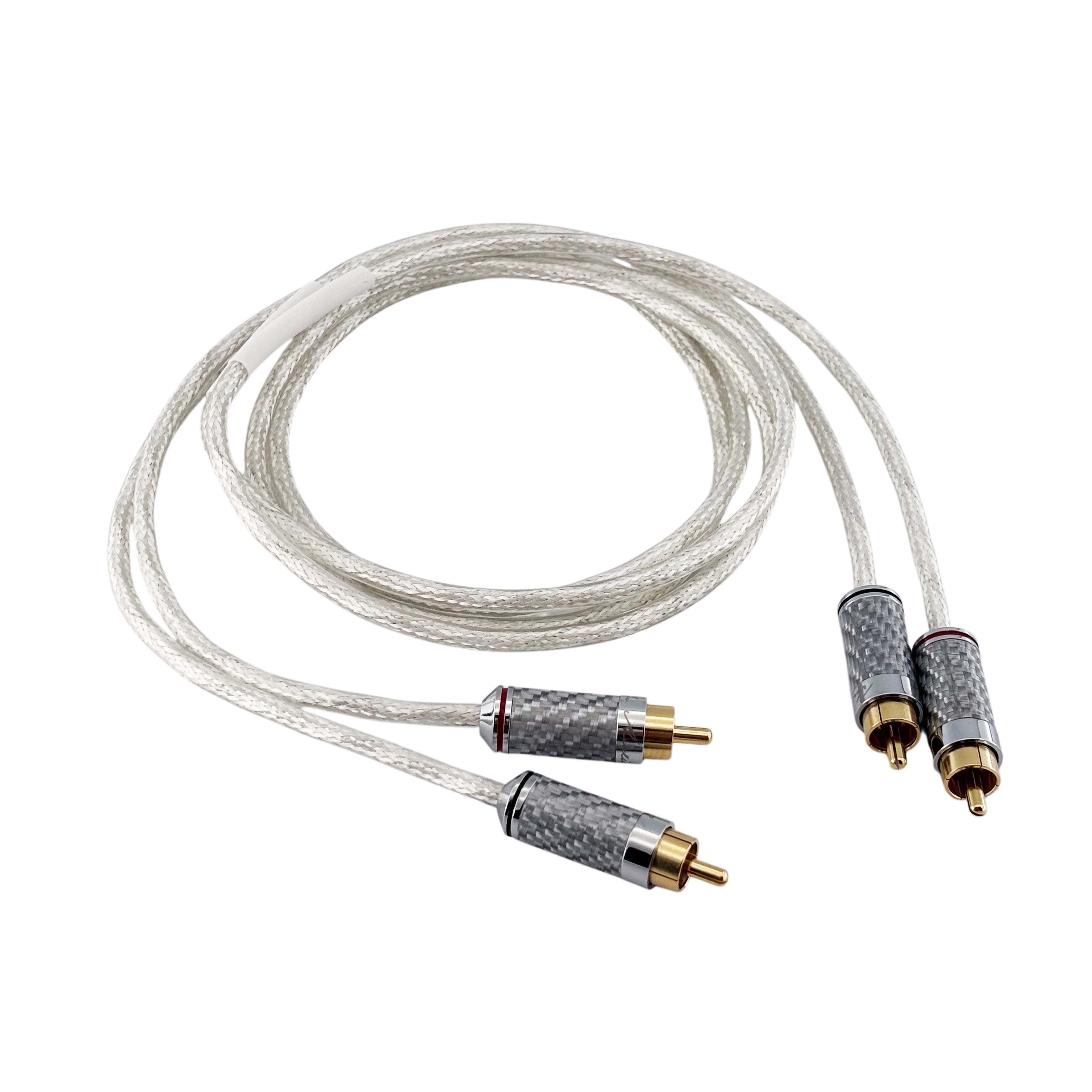 鐵氟龍鍍銀 2RCA訊號線