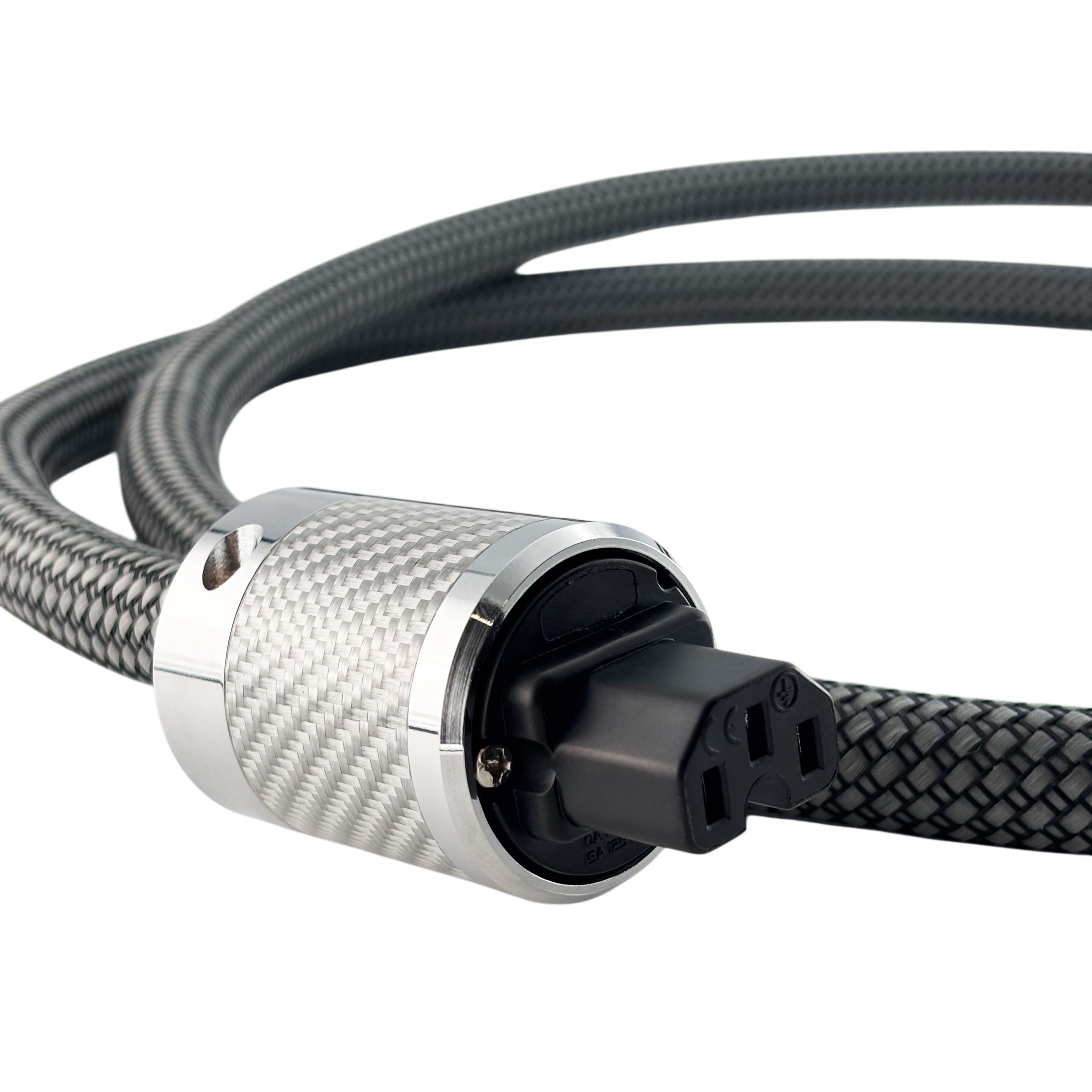 碳纖維 鍍銠電源線