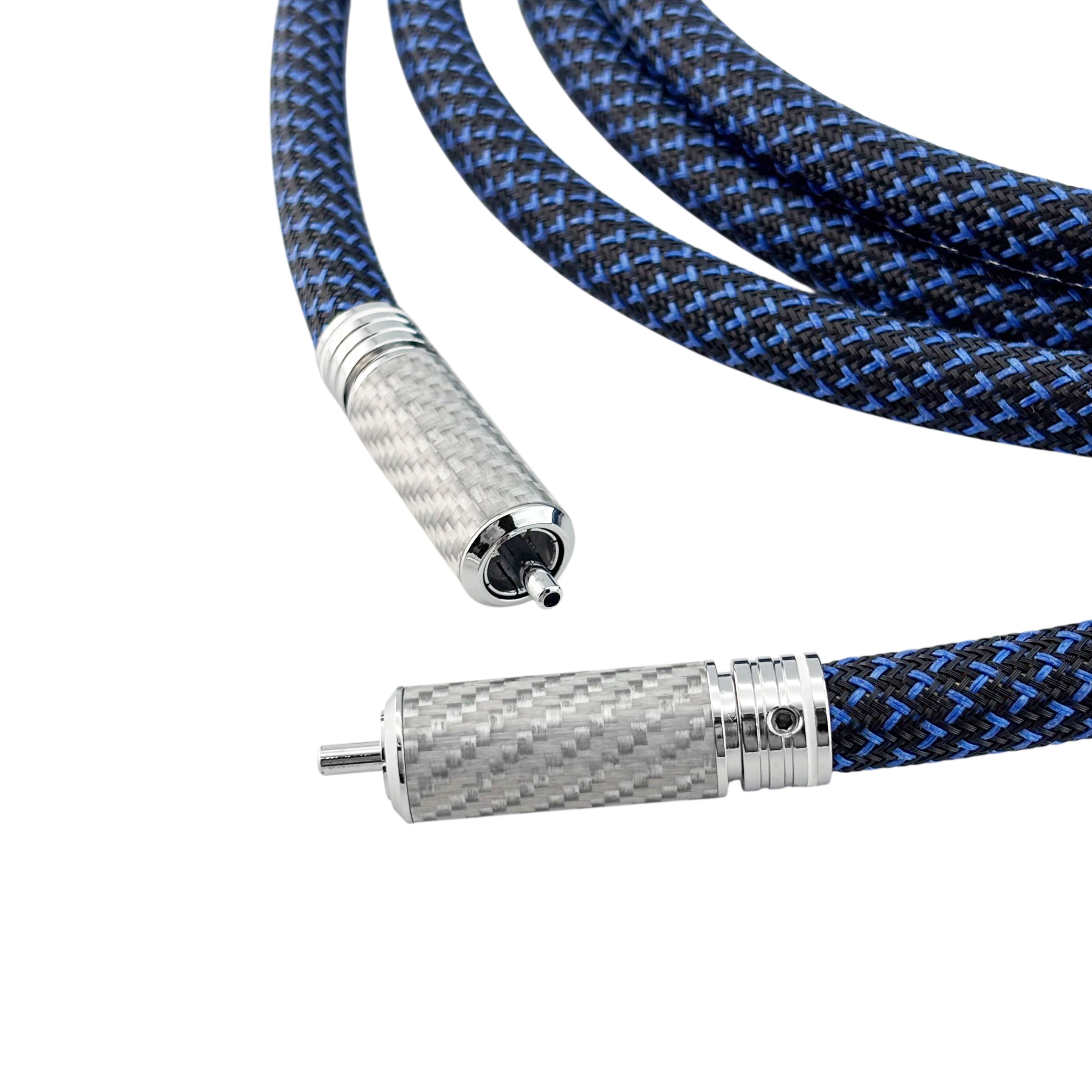 碳纖維同軸線 75歐姆 藍系列