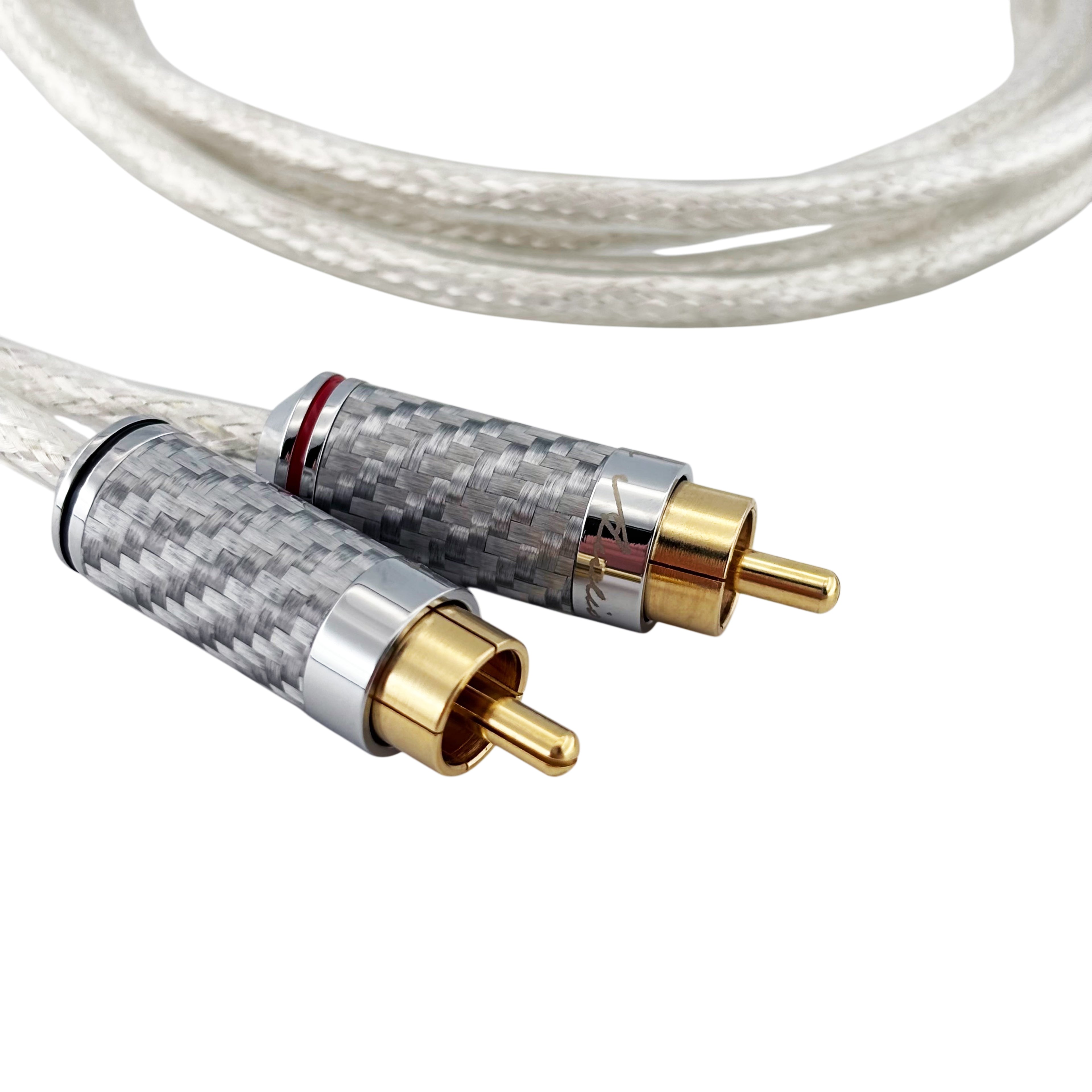 鐵氟龍鍍銀 2RCA訊號線