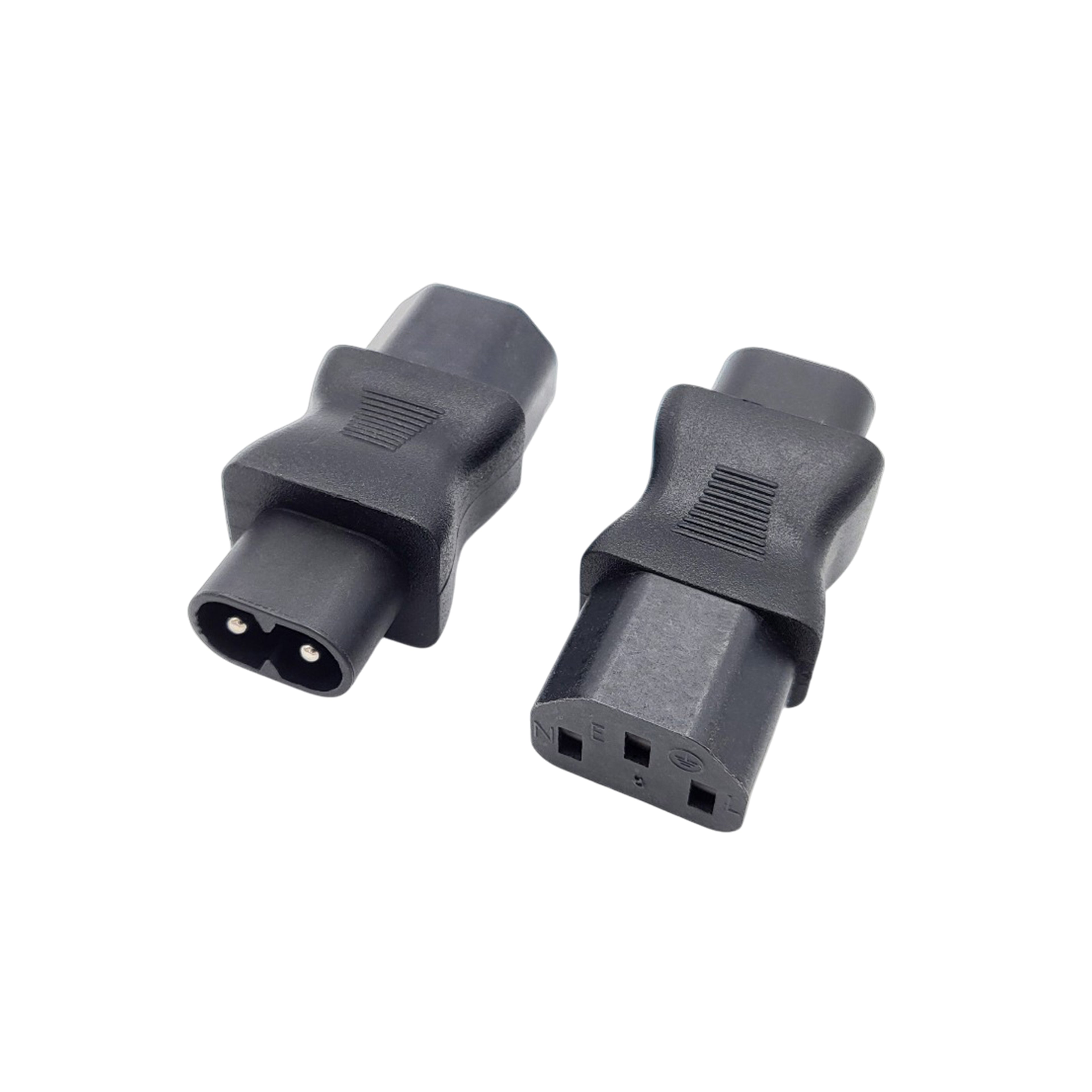 8字轉品字轉接頭 - 母頭