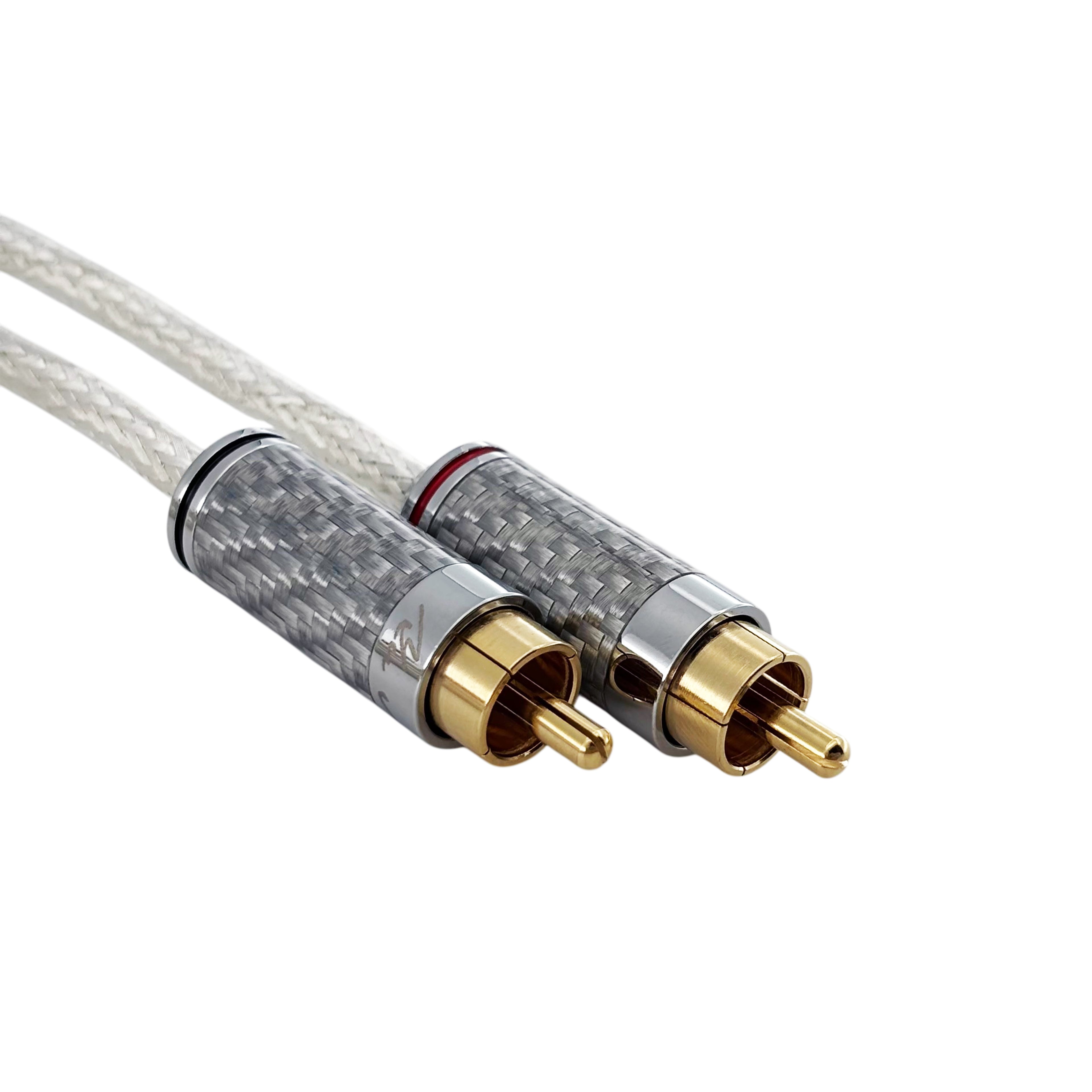 鐵氟龍鍍銀 2RCA訊號線