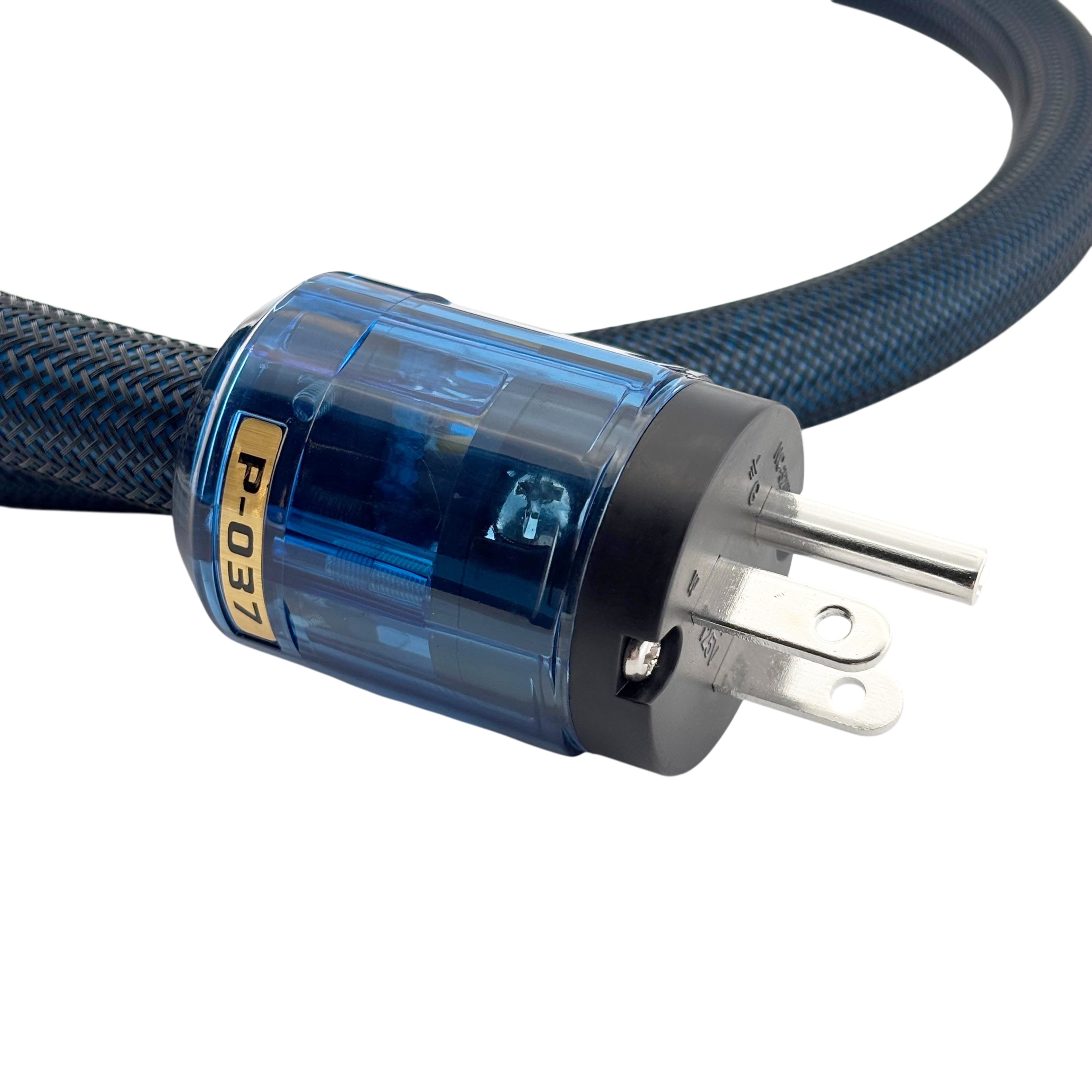 湛藍弦韻 無氧銅 鍍銀插頭電源線