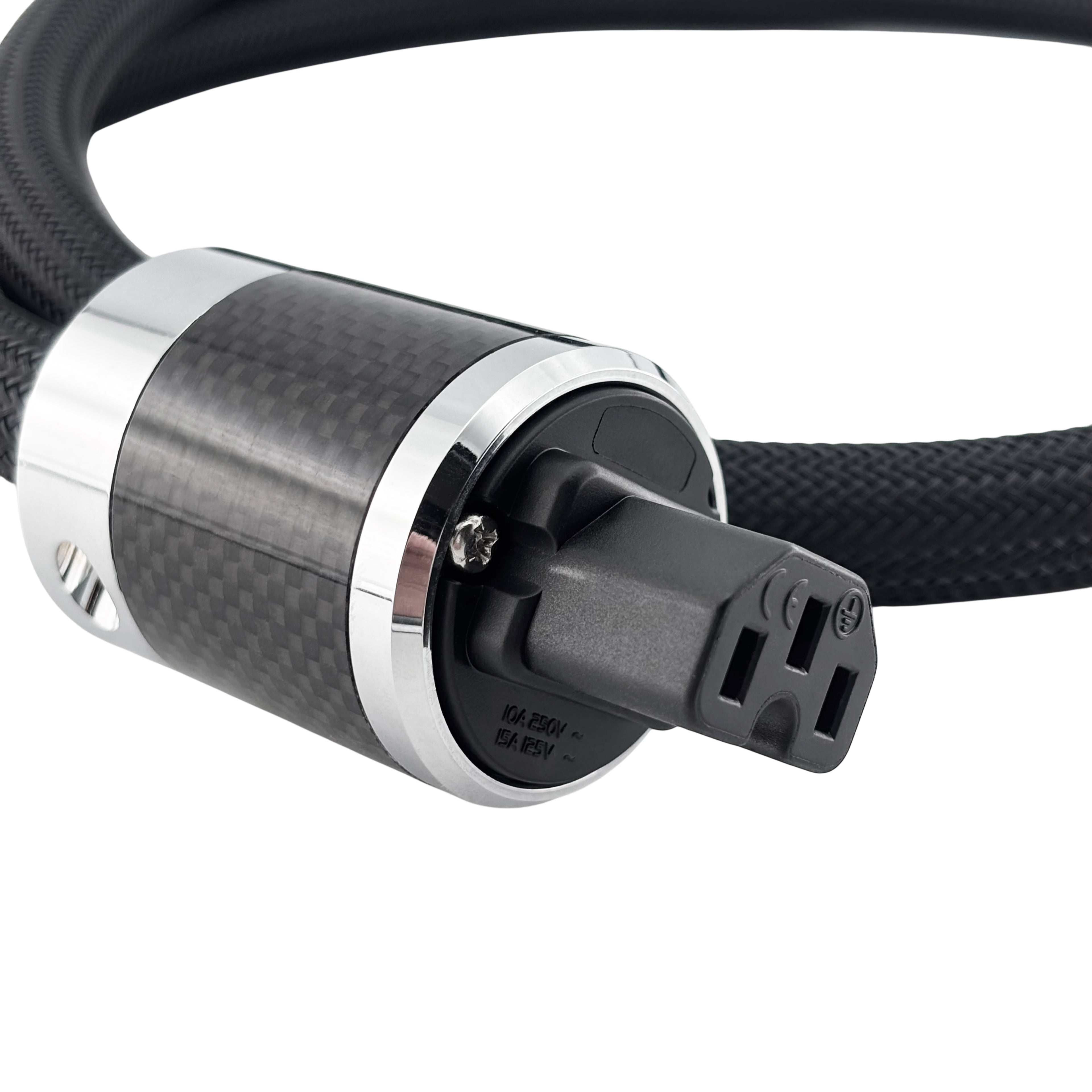 單晶銅/鍍銀 碳纖維電源線