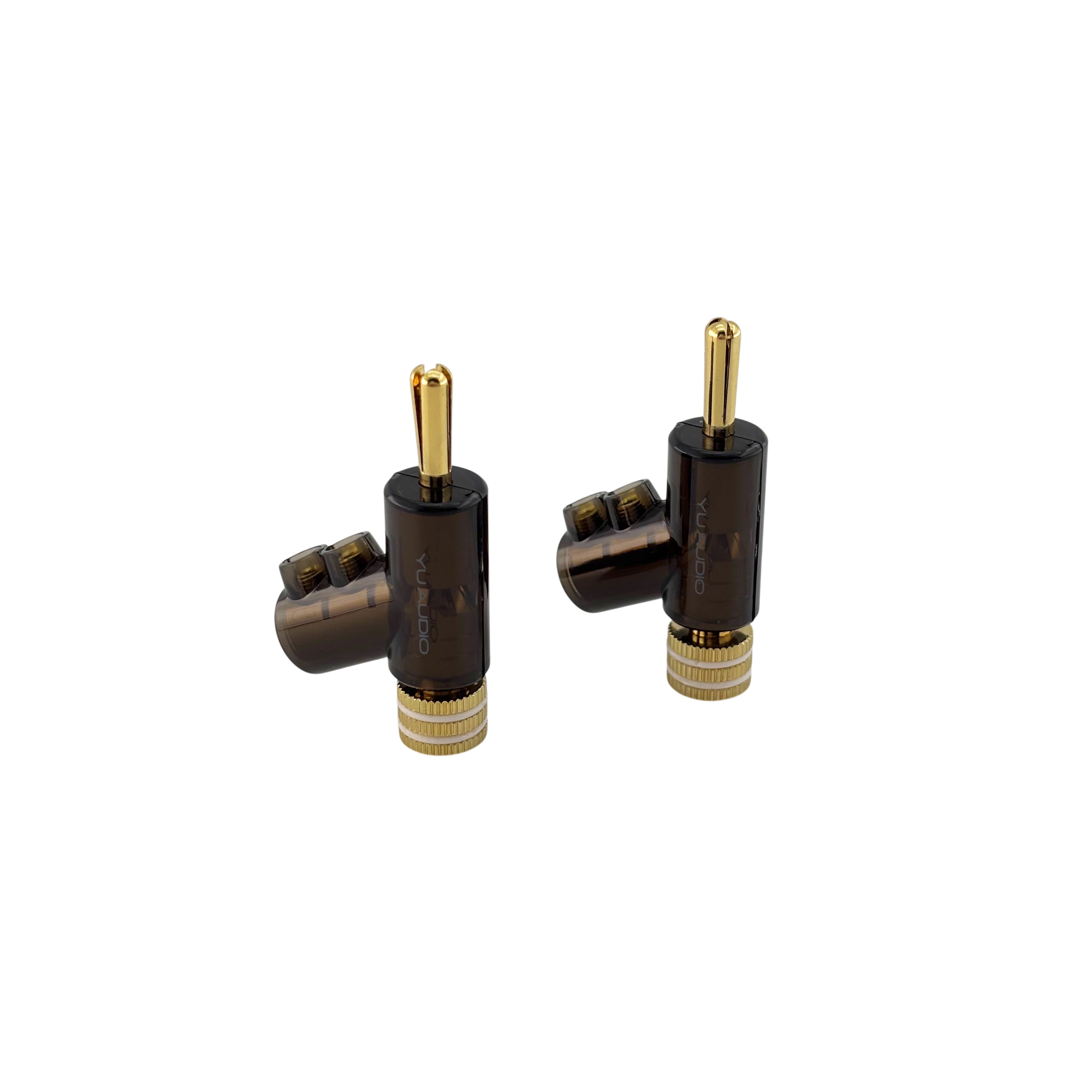 槍型 鍍金香蕉插頭